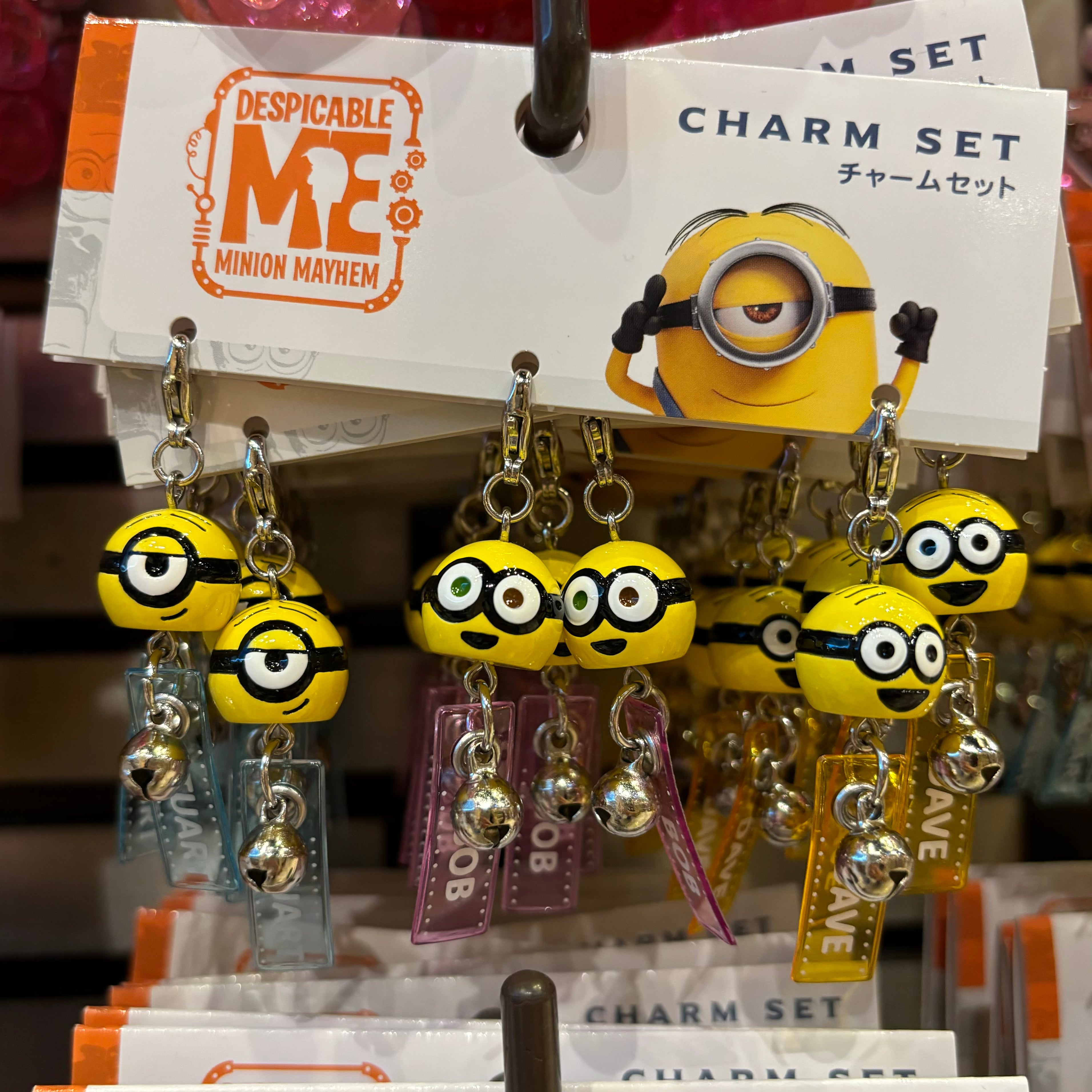 Order】USJ Minions wind chime charm set