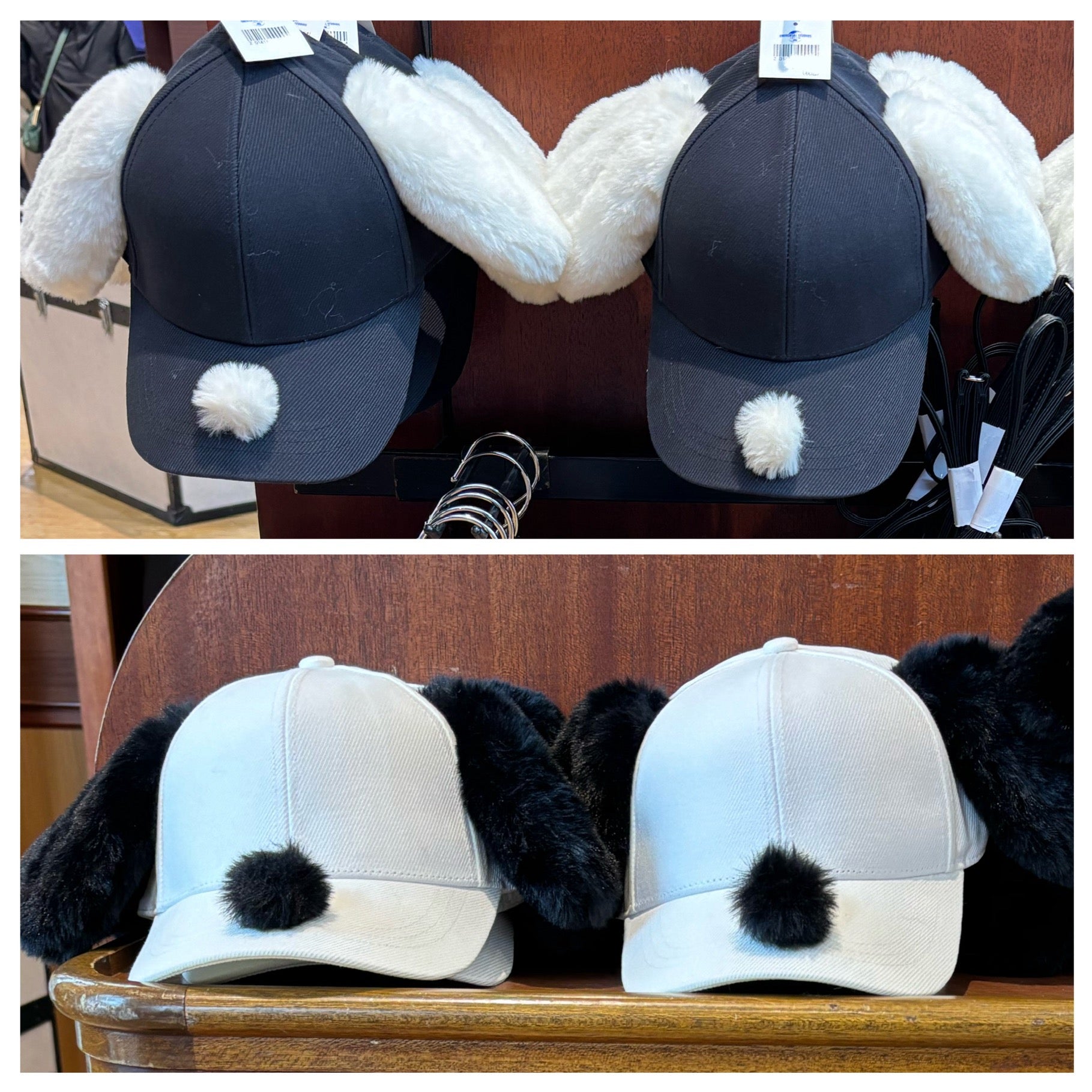 【Order】USJ Peanuts Snoopy & Charlie Monotone Series - Cap