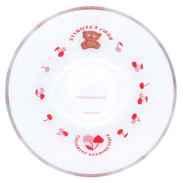 【Order】USJ Tim Bear Cherry Series Glass Tableware