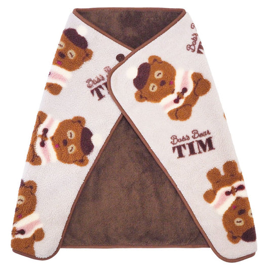 【訂貨】USJ Tim Bear 冬日系列 - 2-way Cushion 毛毯