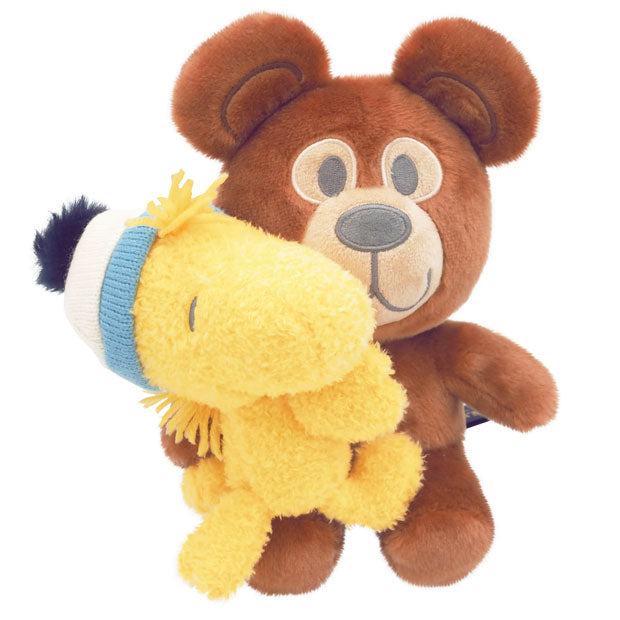 USJ PEANUTS 聖誕系列 - Woodstock & Bear 公仔