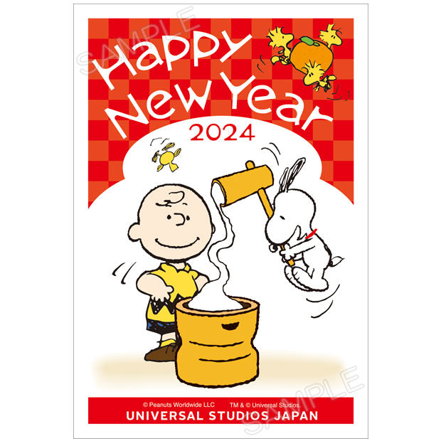 【訂貨】USJ 年賀狀 新年明信片 2024