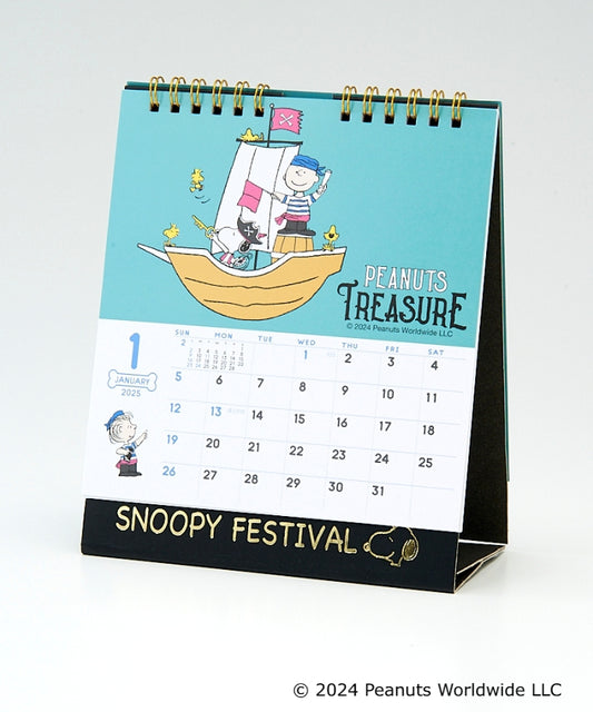 Umeda Snoopy Fest. 阪急展 2024 - 會場限定（2025 座檯月曆）