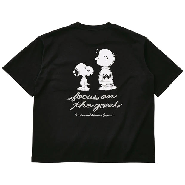 【Order】USJ Peanuts Snoopy & Charlie Monotone Series - Tshirt