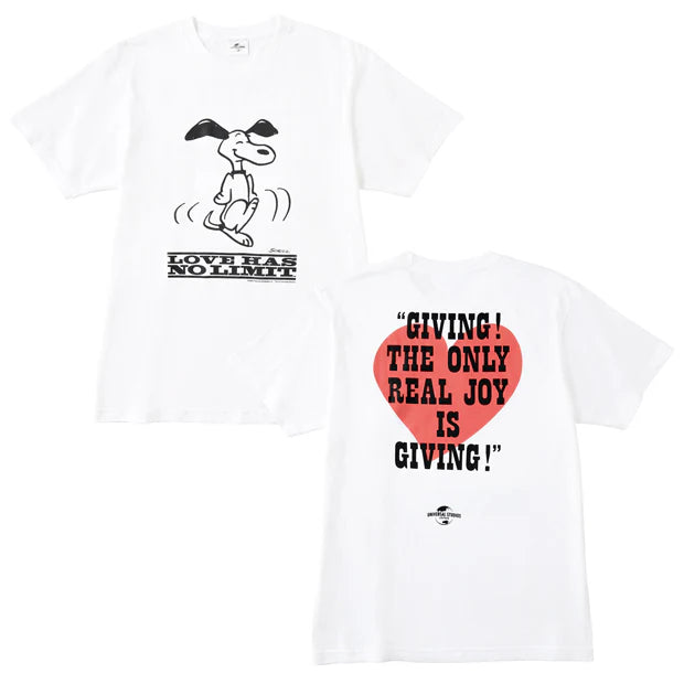 USJ PEANUTS Snoopy Love Has No Limit Tshirt（兩色可選）