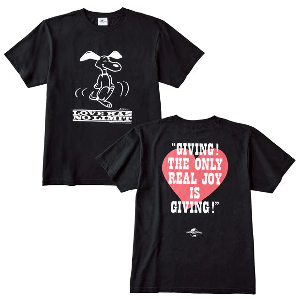 USJ PEANUTS Snoopy Love Has No Limit Tshirt（兩色可選）