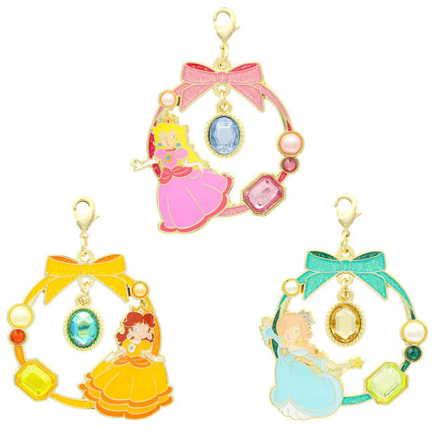 USJ 任天堂世界 公主 Metal Charm 3pcs Set