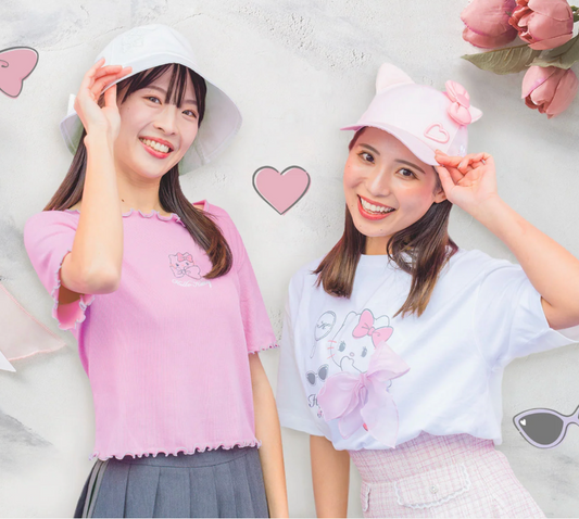 USJ Hello Kitty 春夏蝴蝶結系列 - Tshirt