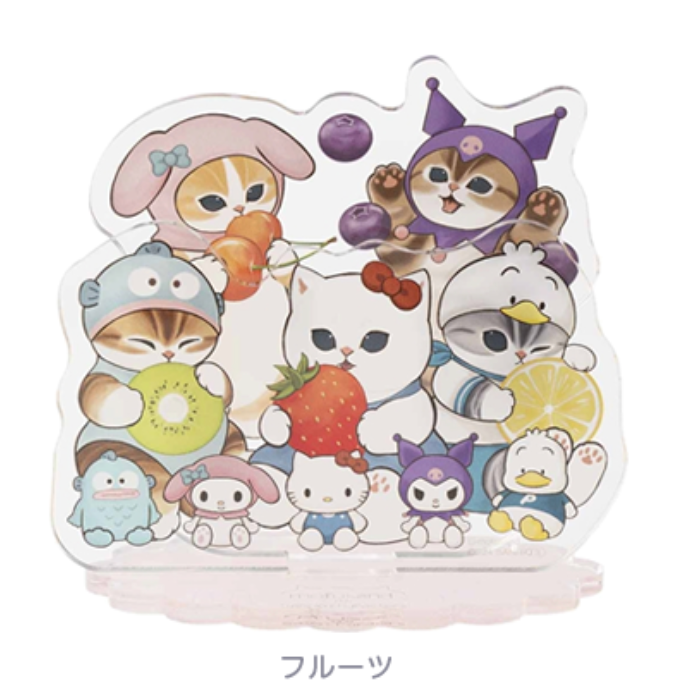 [Order] Mofusand x Sanrio 2nd Collaboration Series - acrylic standee（M）