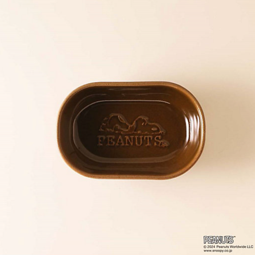 【Pre-Order】 Snoopy in Ginza Exhibition - Peanuts Cafe Mino Yaki Oval Plate