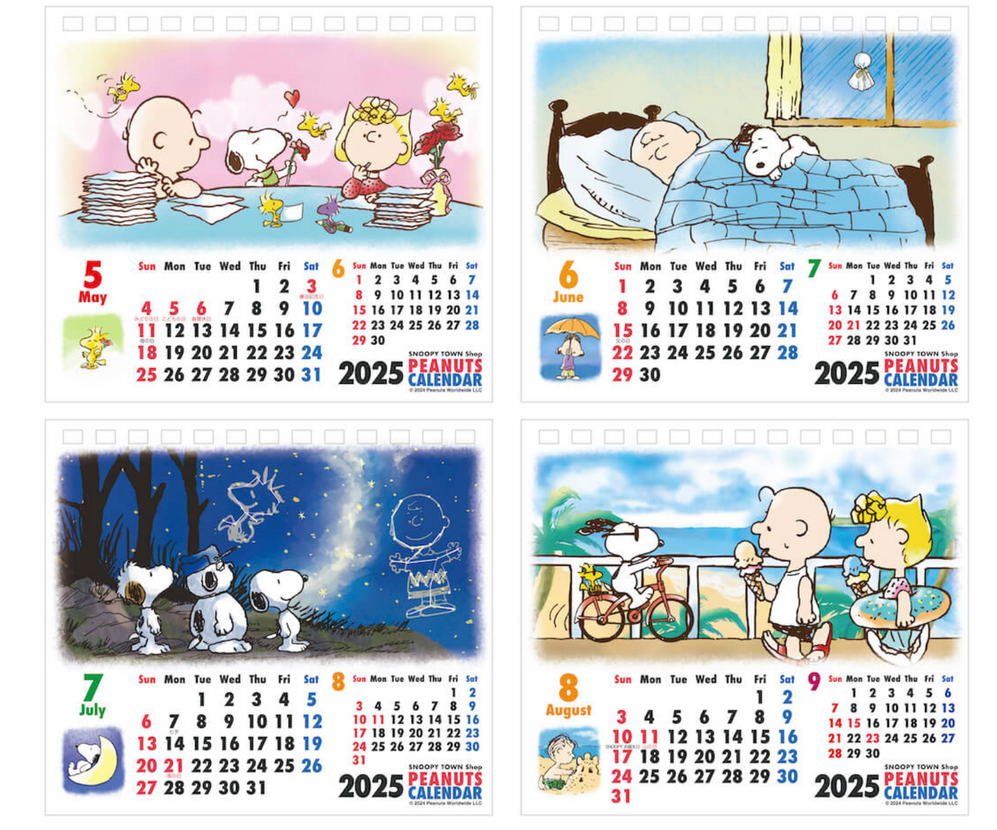 【Pre-Order｜Sept】Snoopy Town 2025 Desktop Calendar