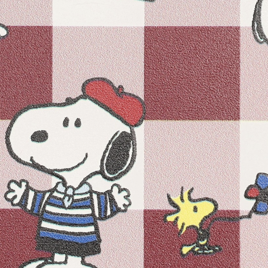 【Pre-order | Oct】Afternoon Tea Living "PEANUTS IN PARIS" - Coaster（checkered）