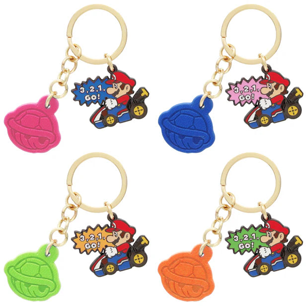 【Order】USJ Mario Kart - Colorful Keychain Set