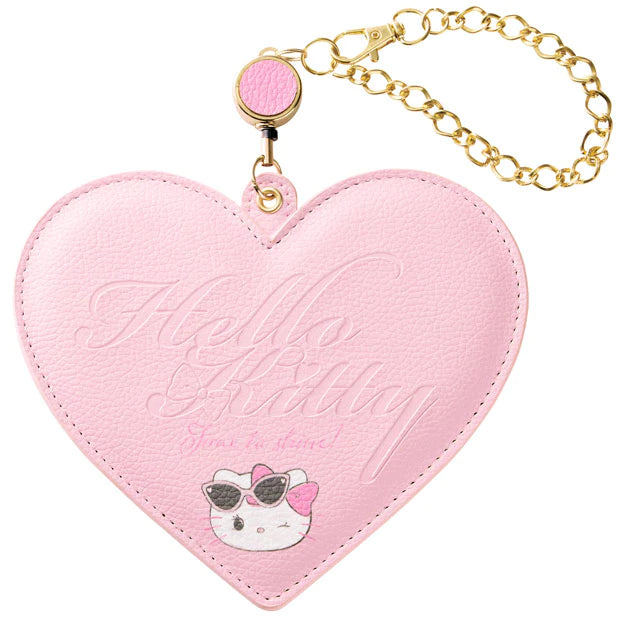 [Order] USJ Hello Kitty spring and summer ribbon series-reel card holder / keychain / ring / hairpin