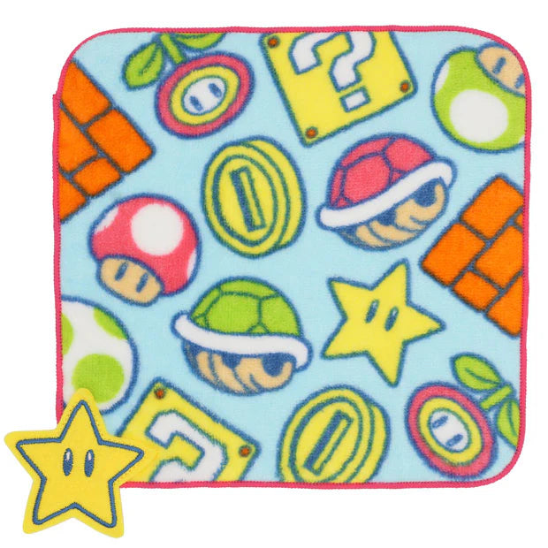 【Order】USJ Mario Super Star Mushroom Mini Towel Set