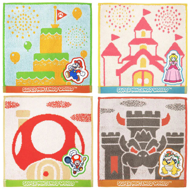 【訂貨】USJ Mario 迷你毛巾套裝 4pcs