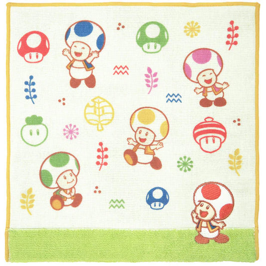 【Order】USJ Mario Toad & Mushroom Mini Towel