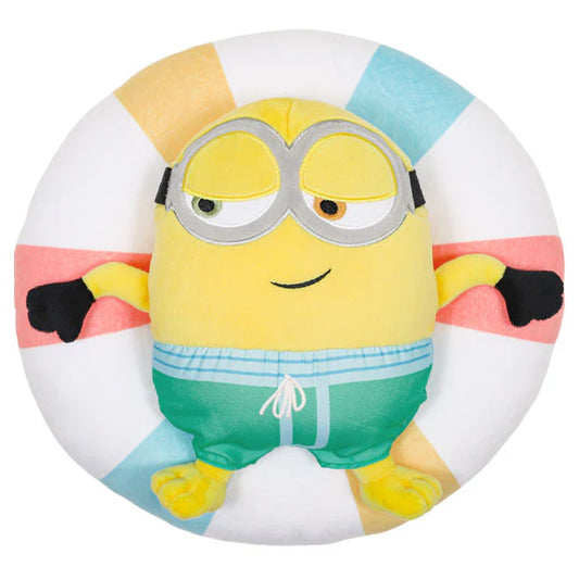 【Order】USJ Minions Chill in the Pool - Bob Swim Ring Plush Cushion