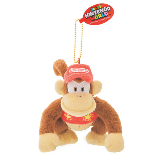 【Order】USJ Nintendo World Donkey Kong Series-Diddy Kong Plush Chain (Red Tag M)