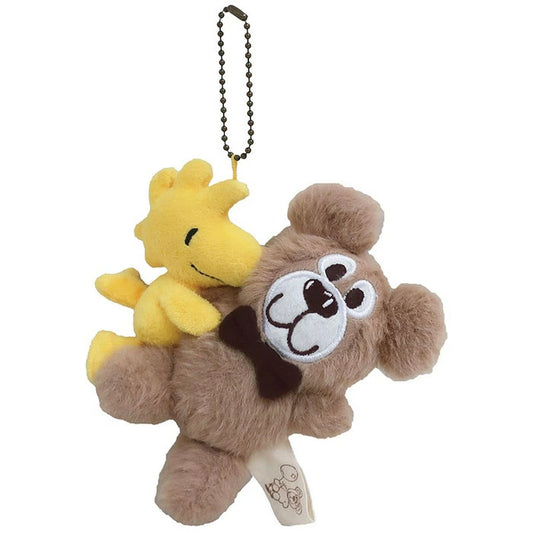 Peanuts Woodstock & Teddy Bear 公仔掛飾