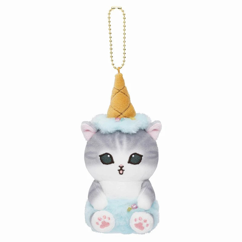 【Order】Mofusand Ice Cream Cat Plush Chain Mascot