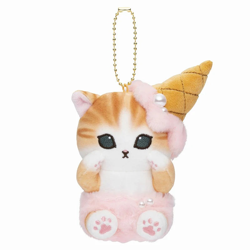 【Order】Mofusand Ice Cream Cat Plush Chain Mascot