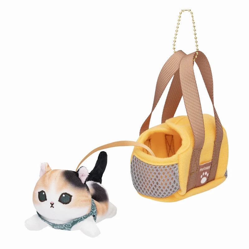 【Order】Mofusand Cat in Pet Bag Plush Chain