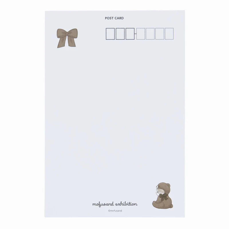 【Order】Mofusand Exhibition Limited Teddy Bear Postcard