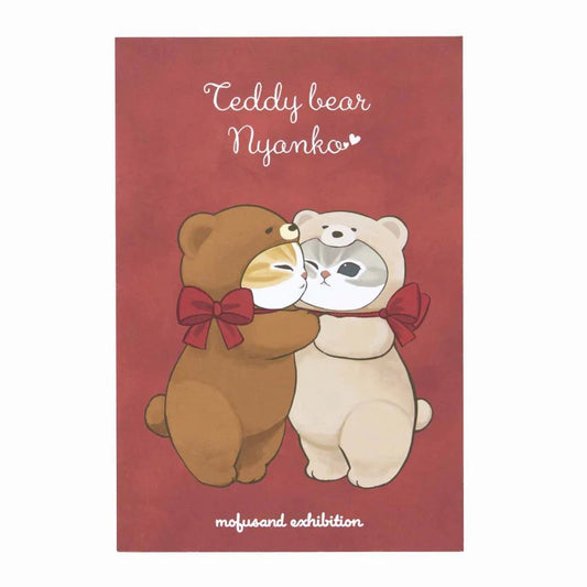 【Order】Mofusand Exhibition Limited Teddy Bear Postcard