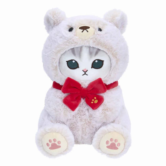 【Order】Mofusand Exhibition Limited Teddy Bear Plush（White）