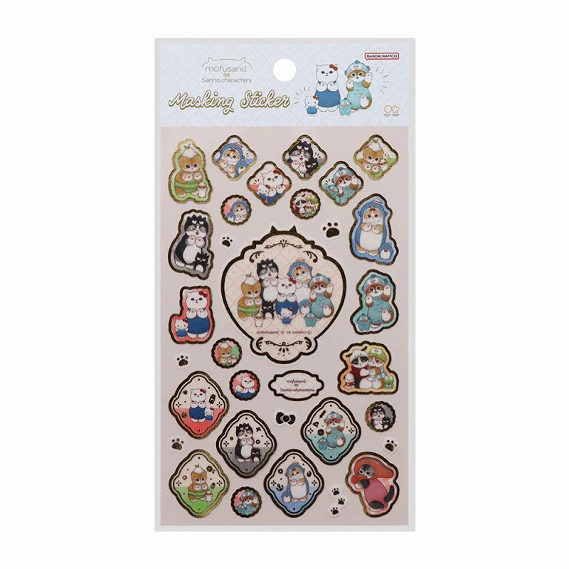 Mofusand x Sanrio Masking Sticker 貼紙
