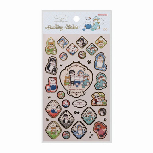 Mofusand x Sanrio Masking Sticker 貼紙