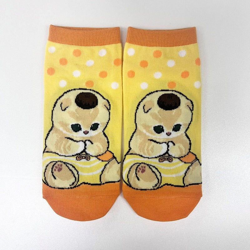 【訂貨】Mofusand x Sanrio 成人短襪