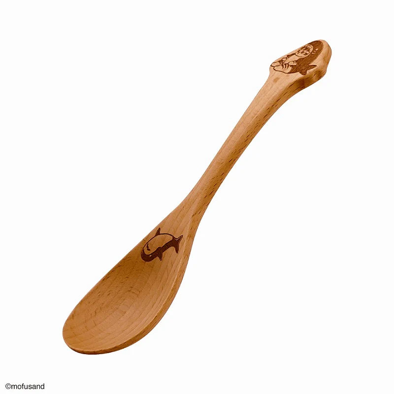 【Order】Mofusand Shark Cat Wooden Tableware (Spoon/Fork)
