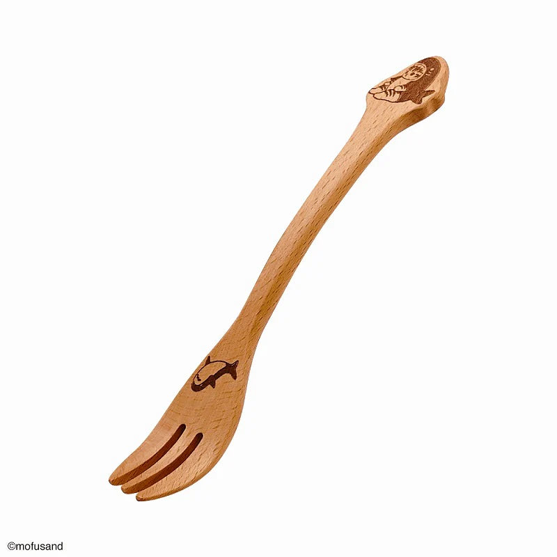 【訂貨】Mofusand 鯊魚貓 木製餐具 （匙羹 / 叉）