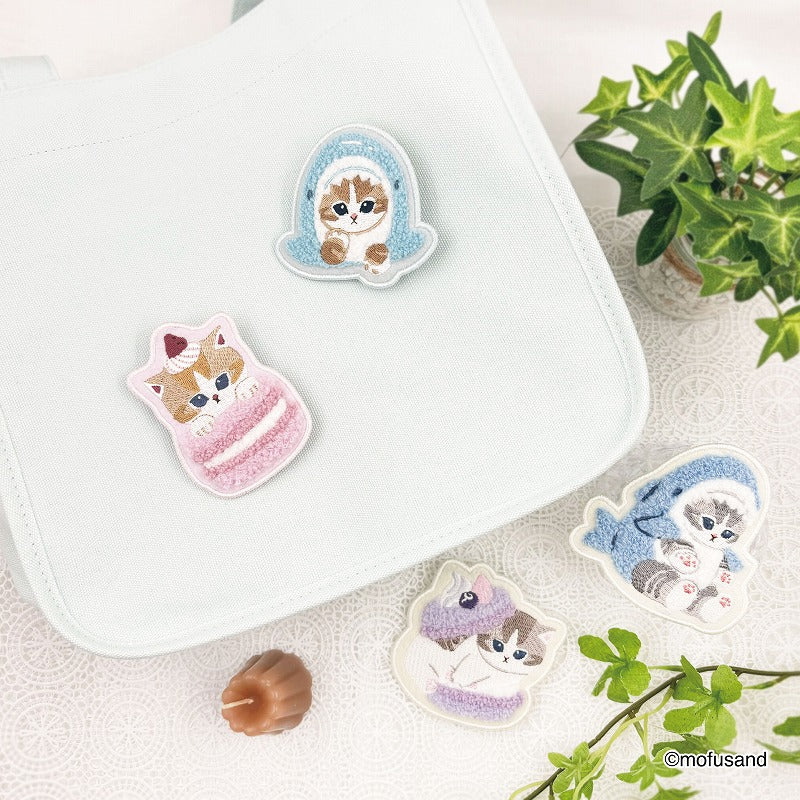 Mofusand Pastel - 刺繡襟章（4色可選）