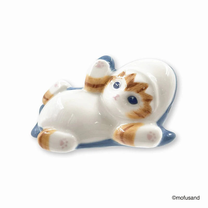 【Order】Mofusand Shark Cat Porcelain Chopstick Rest