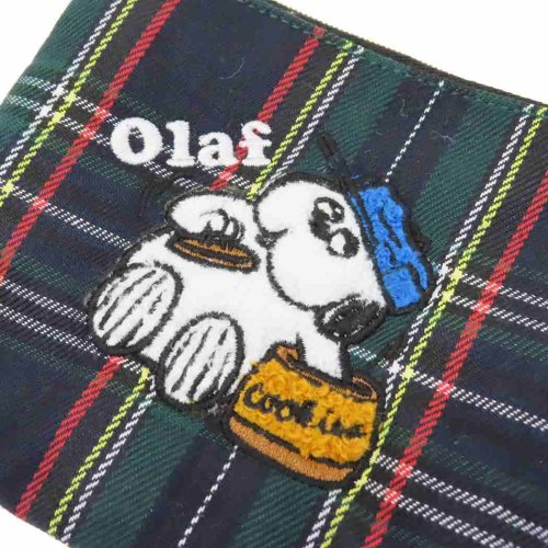 【Order】Peanuts Olaf checkered series - Tote Bag / Makeup Pouch / Tissue Pouch