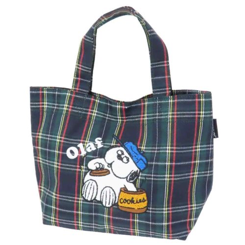 【Order】Peanuts Olaf checkered series - Tote Bag / Makeup Pouch / Tissue Pouch