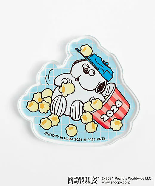 【預訂】Snoopy in Ginza 銀座展 - 亞加力磁鐵貼 磁石