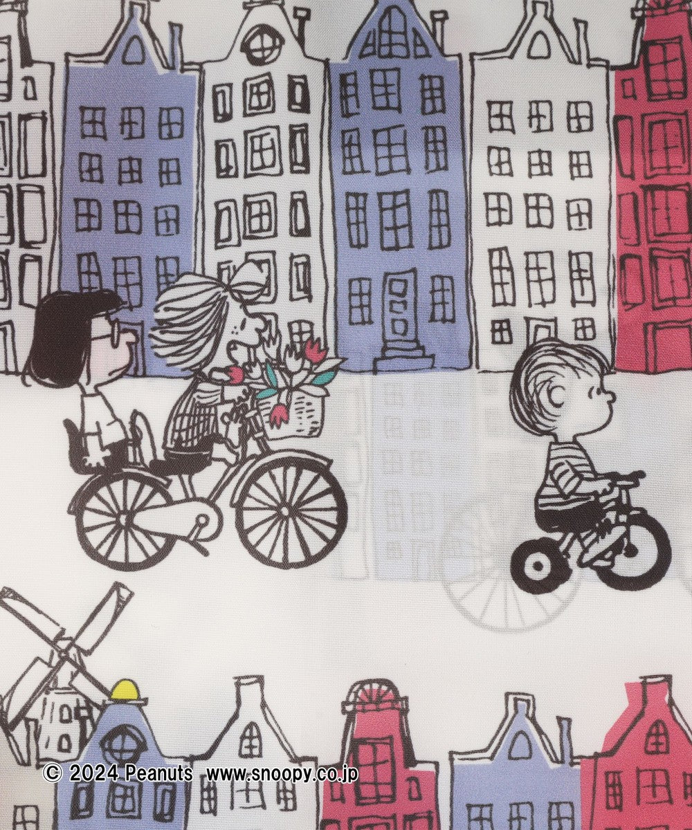 【Order】Afternoon Tea Living "PEANUTS IN AMSTERDAM" Pocketable Shopping Bag (2 colors)