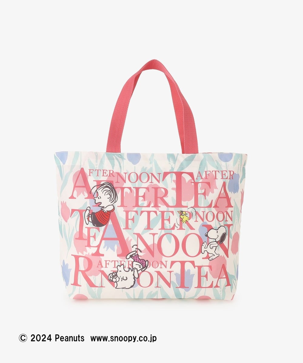 【Order】Afternoon Tea Living "PEANUTS IN AMSTERDAM" Tote Bag （Pink）