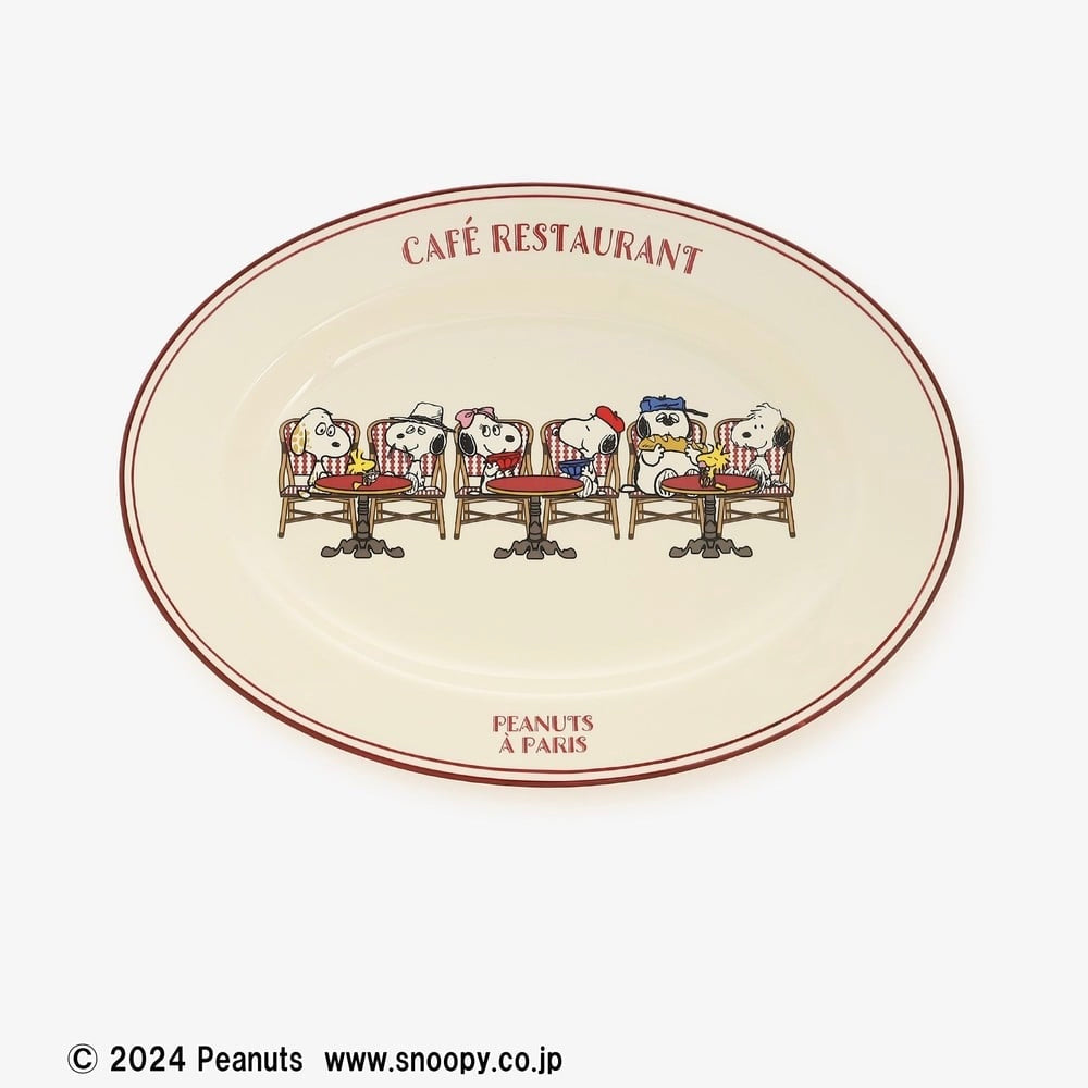 【Pre-order | Oct】Afternoon Tea Living "PEANUTS IN PARIS" - Plate