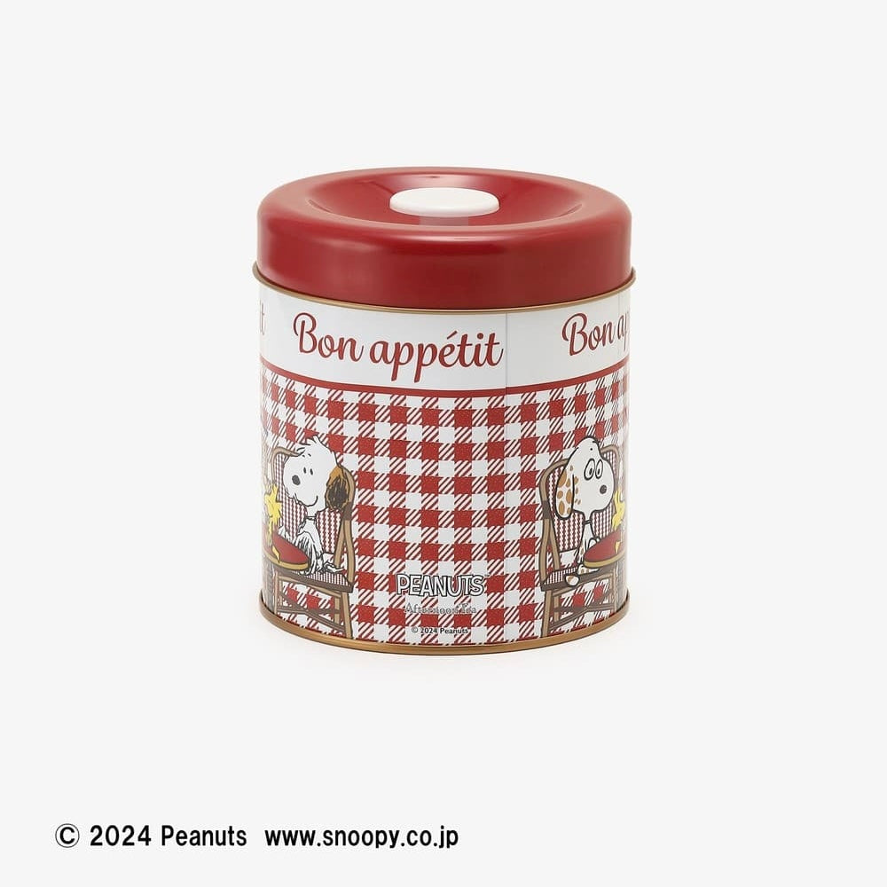 【Pre-order | Oct】Afternoon Tea Living "PEANUTS IN PARIS" - Cookie Can（Snoopy & Belle）