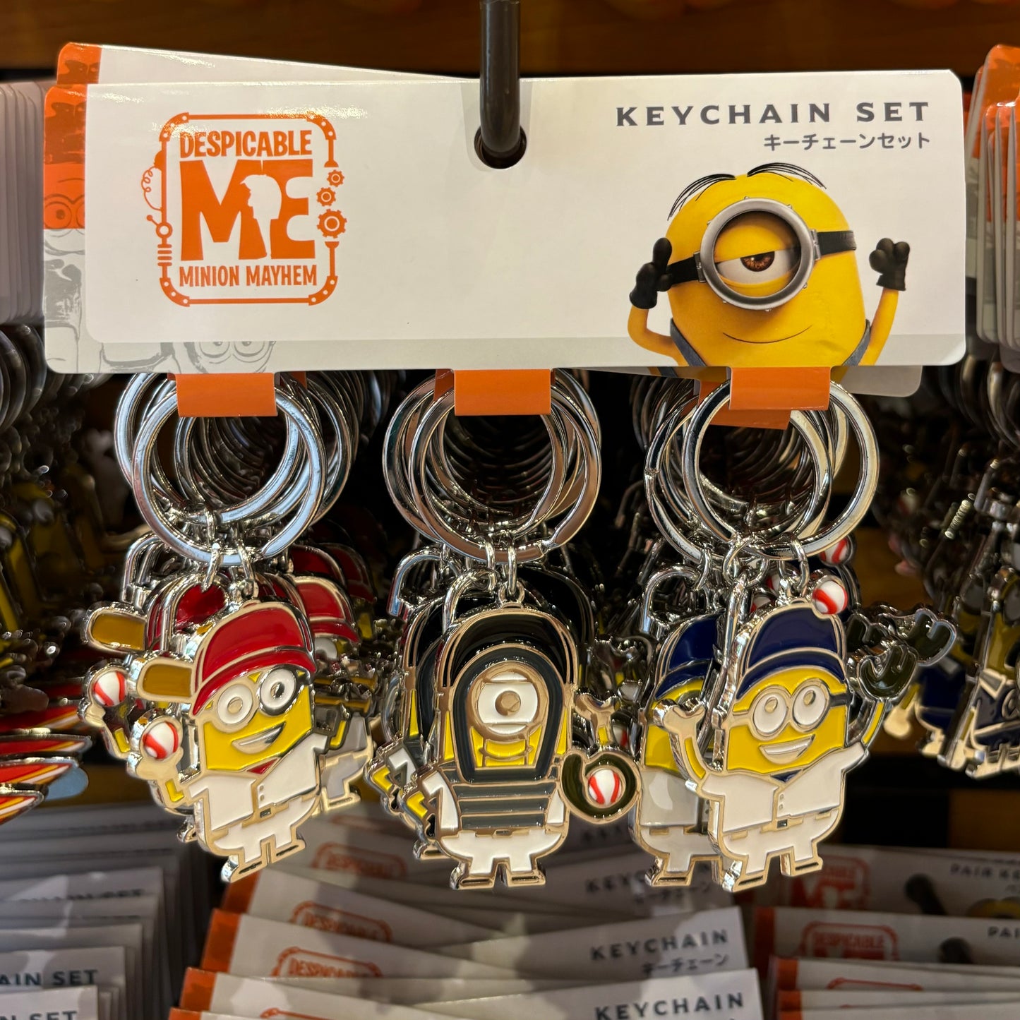 【Order】USJ Minions Sports Keychain 3pcs set