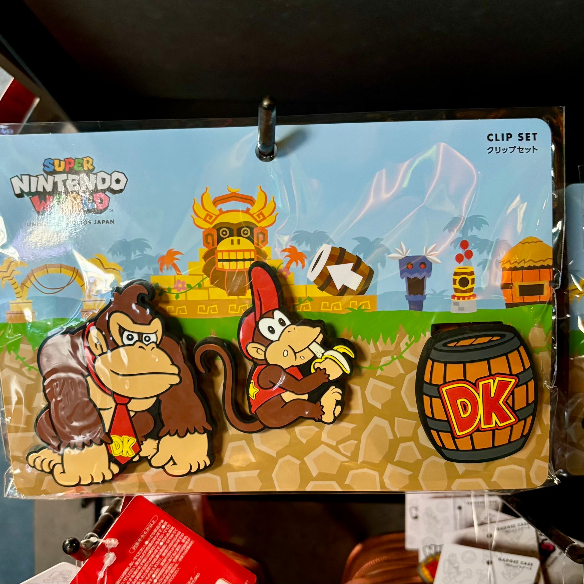 USJ 任天堂世界 Donkey Kong 系列 - 小夾子 3pcs