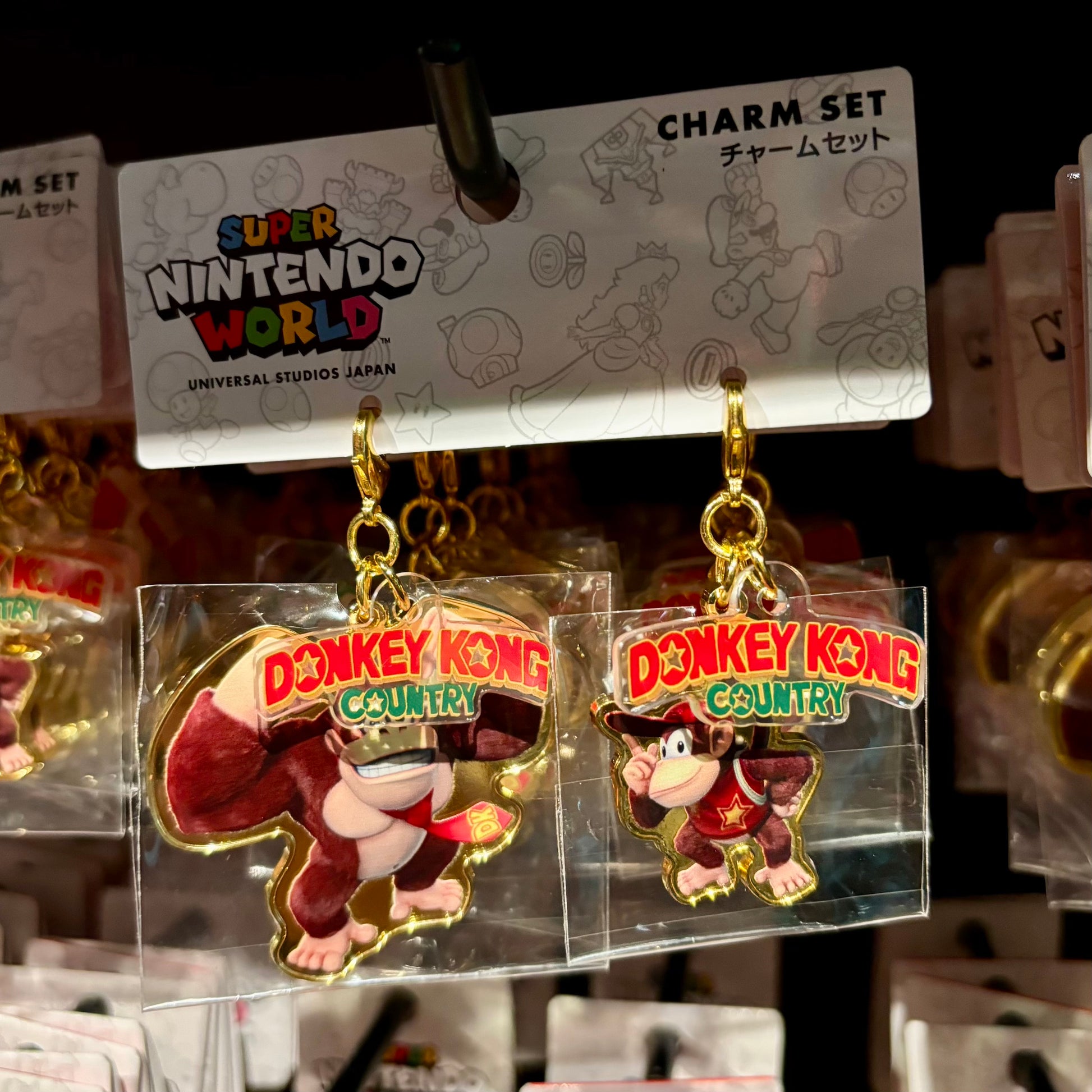 USJ 任天堂世界 Donkey Kong 系列 - 小吊飾 Metal Charm Set