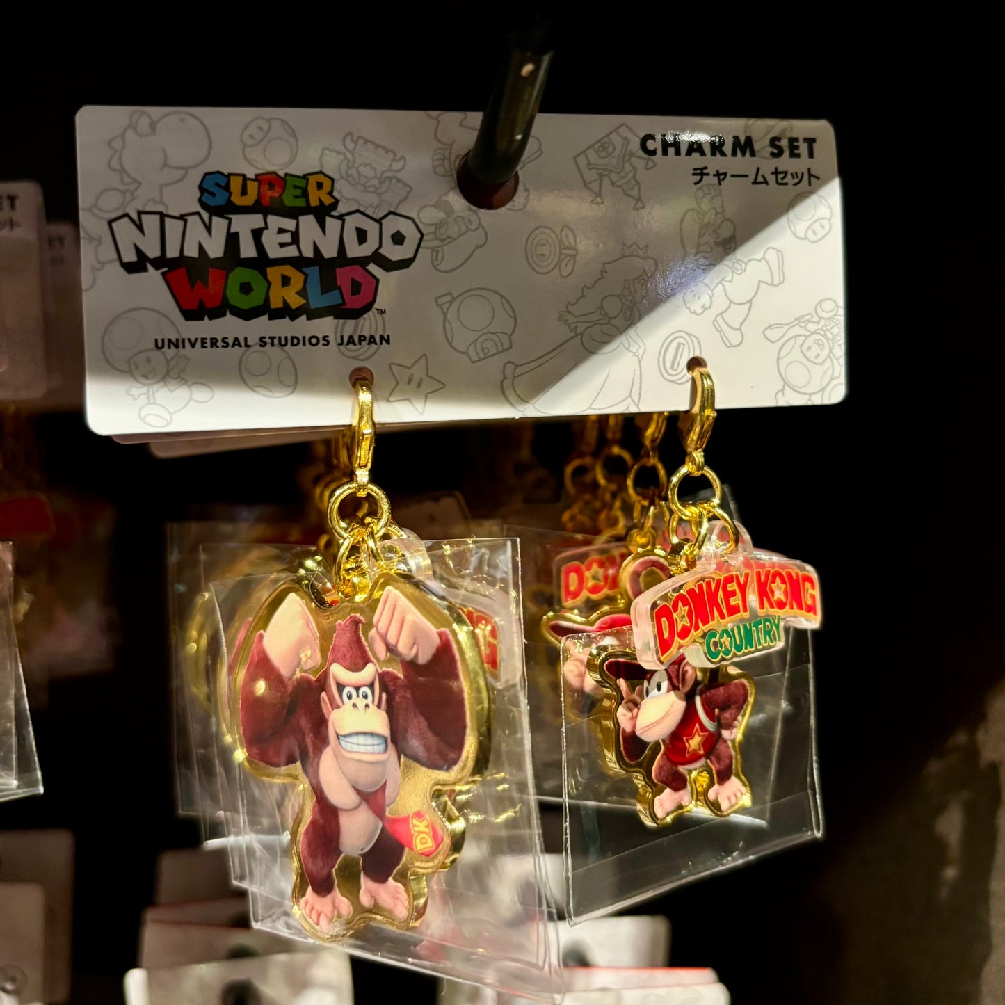 USJ 任天堂世界 Donkey Kong 系列 - 小吊飾 Metal Charm Set