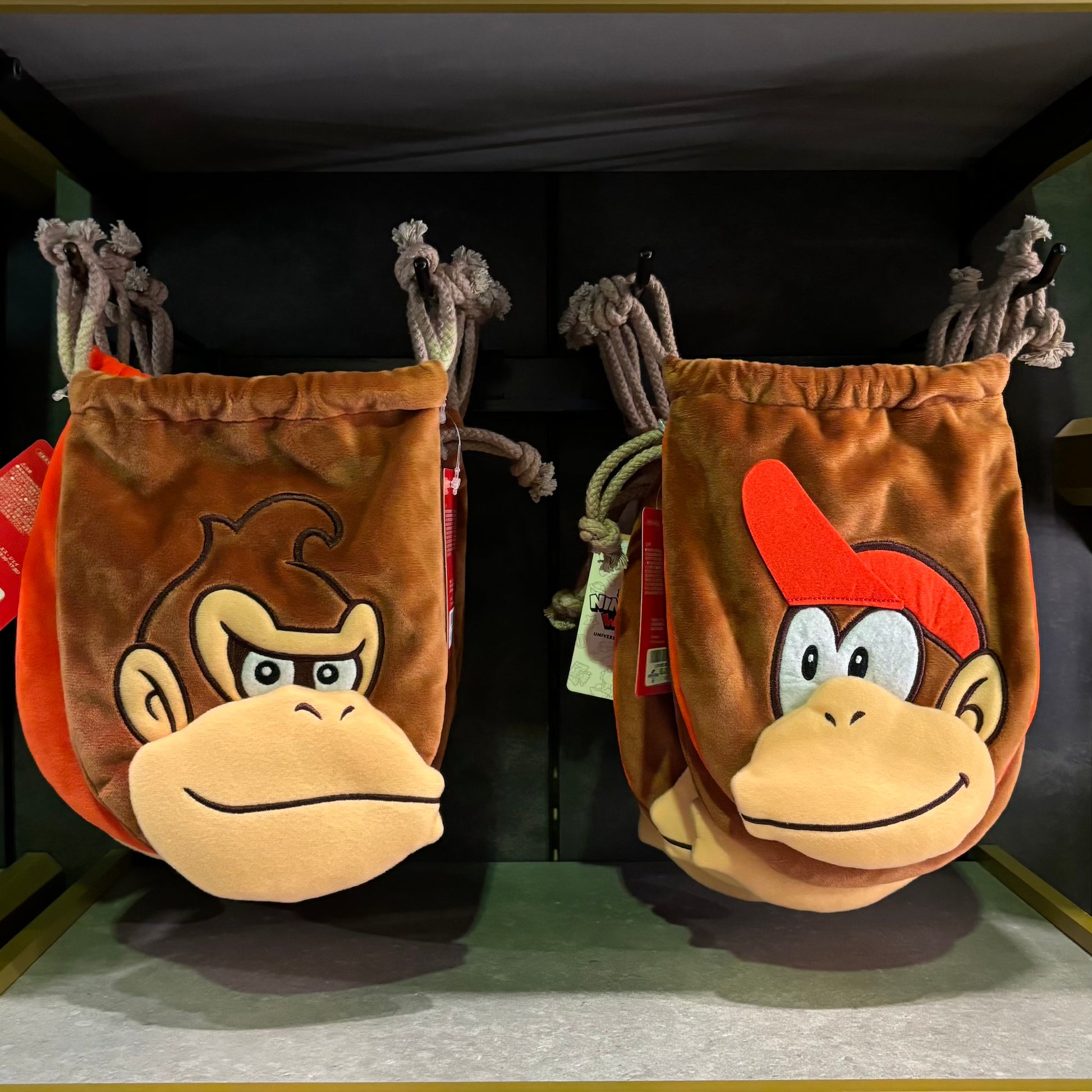 USJ 任天堂世界 Donkey Kong 系列 - Donkey Kong & Diddy Kong 索繩袋套裝