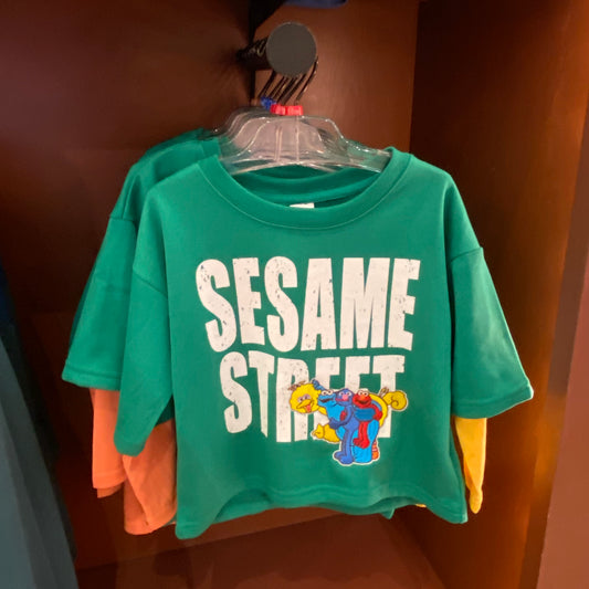 [Order] USJ Sesame Street Kids Fake Two-piece T-Shirt